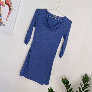 Athleta Ukiah Cowl Neck Ruched Dress Size XS
